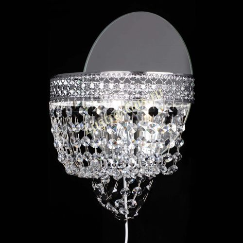 Бра Венеция оптикон черная в Симферополе Гусь Хрустальный