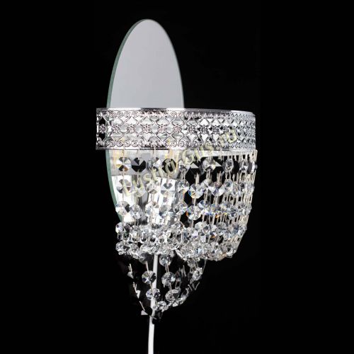 Бра Венеция оптикон черная в Симферополе Гусь Хрустальный