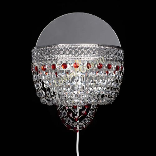 Бра Венеция оптикон красная в Симферополе Гусь Хрустальный