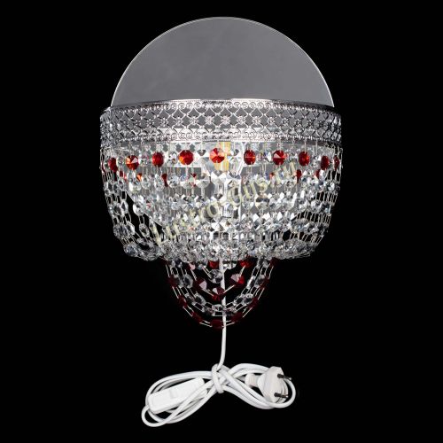 Бра Венеция оптикон красная в Симферополе Гусь Хрустальный