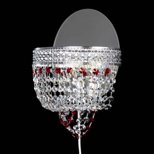 Бра Венеция оптикон красная в Симферополе Гусь Хрустальный