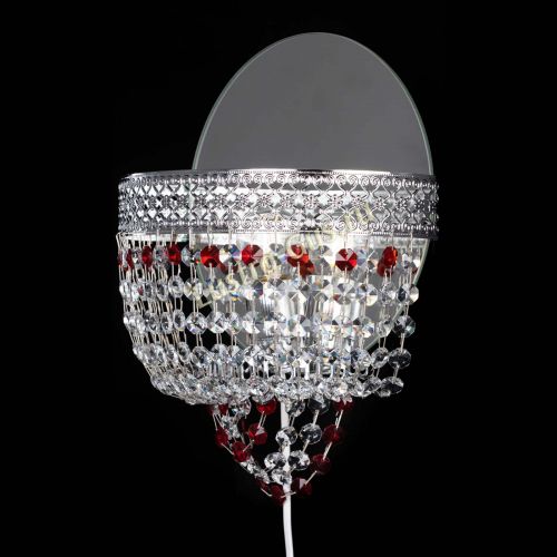 Бра Венеция оптикон красная в Симферополе Гусь Хрустальный