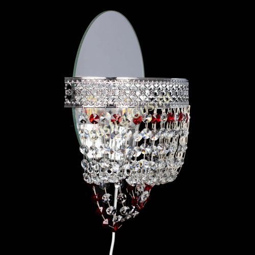Бра Венеция оптикон красная в Симферополе Гусь Хрустальный