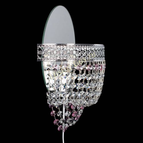 Бра Венеция оптикон розовая в Симферополе Гусь Хрустальный