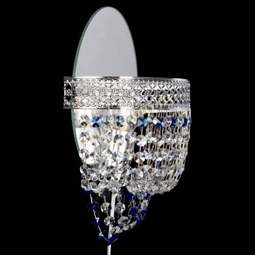 Бра Венеция оптикон синяя в Симферополе Гусь Хрустальный