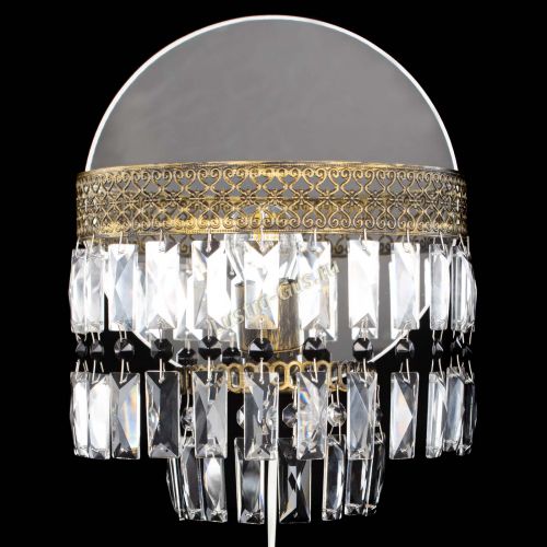 Бра Венеция Пластинка под бронзу Черная в Симферополе Гусь Хрустальный