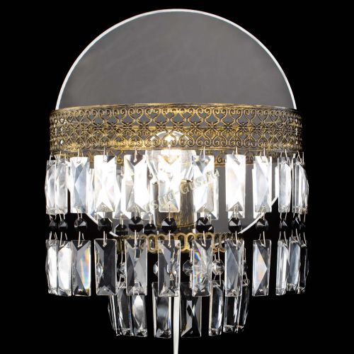 Бра Венеция Пластинка под бронзу Черная в Симферополе Гусь Хрустальный