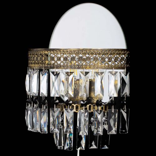 Бра Венеция Пластинка под бронзу Черная в Симферополе Гусь Хрустальный