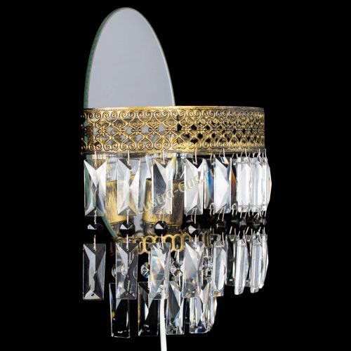 Бра Венеция Пластинка под бронзу Черная в Симферополе Гусь Хрустальный