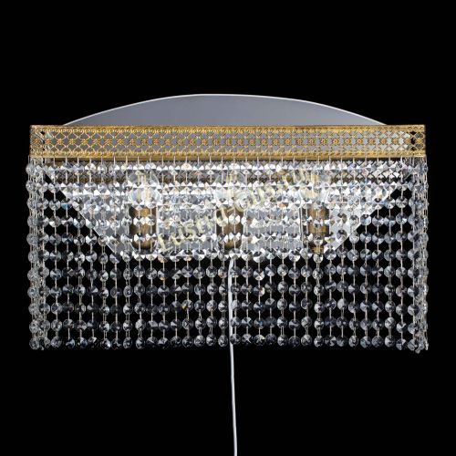 Бра Венеция Прямоугольник оптикон под бронзу в Симферополе Гусь Хрустальный