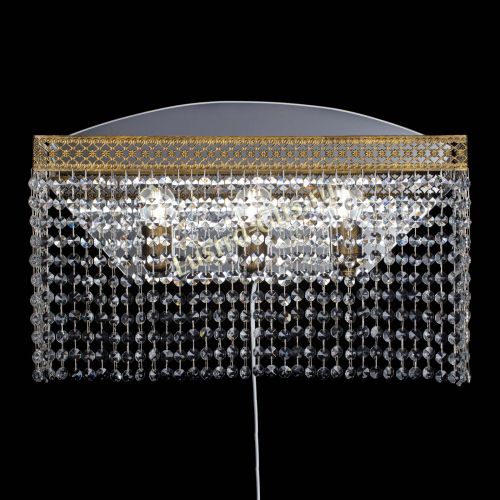 Бра Венеция Прямоугольник оптикон под бронзу в Симферополе Гусь Хрустальный