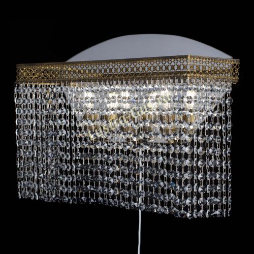 Бра Венеция Прямоугольник оптикон под бронзу в Симферополе Гусь Хрустальный