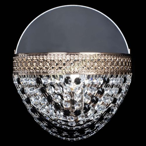 Бра Венеция Сетка черная в Симферополе Гусь Хрустальный