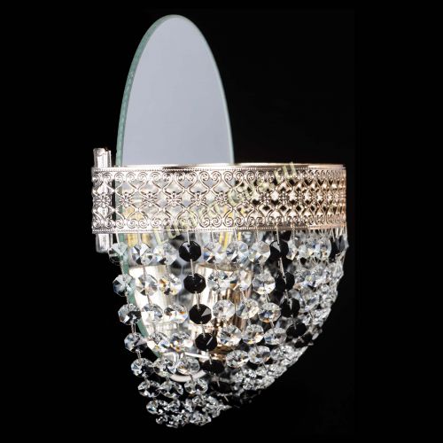 Бра Венеция Сетка черная в Симферополе Гусь Хрустальный