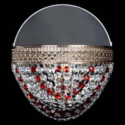 Бра Венеция Сетка красная в Симферополе Гусь Хрустальный