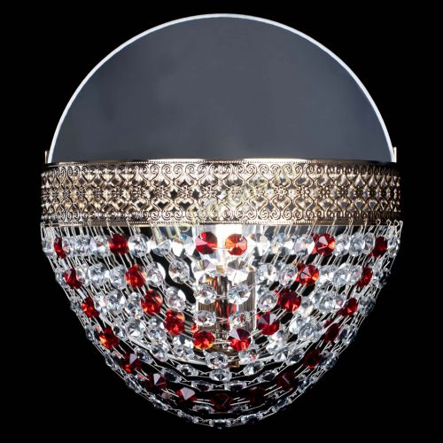 Бра Венеция Сетка красная в Симферополе Гусь Хрустальный