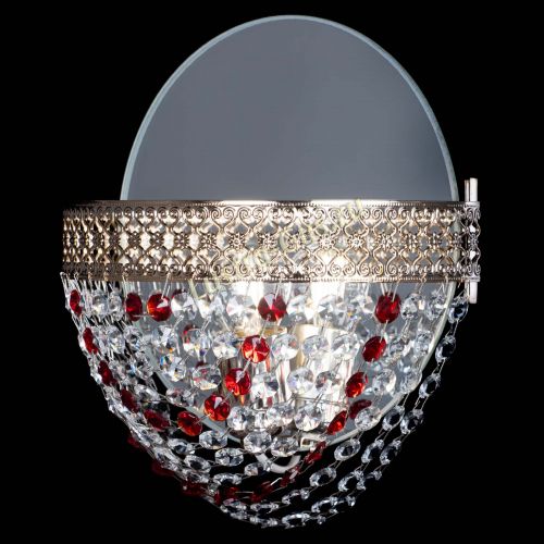 Бра Венеция Сетка красная в Симферополе Гусь Хрустальный