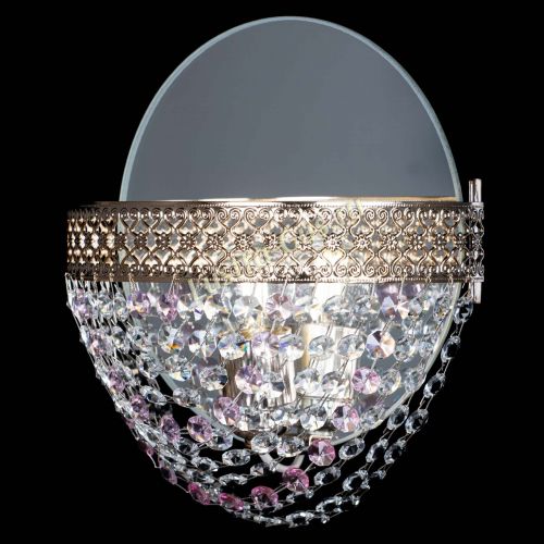 Бра Венеция Сетка розовая в Симферополе Гусь Хрустальный