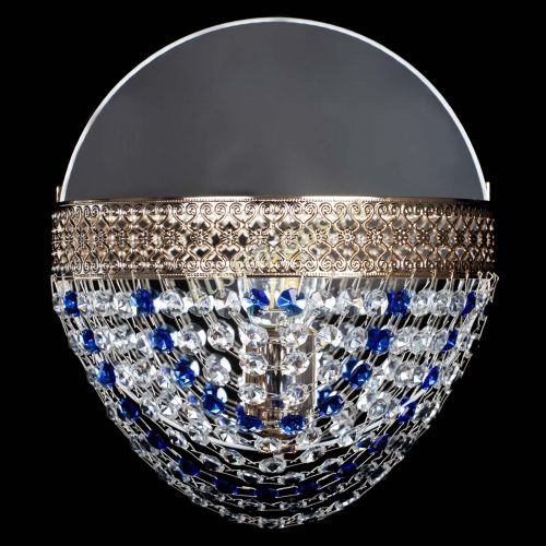 Бра Венеция Сетка синяя в Симферополе Гусь Хрустальный