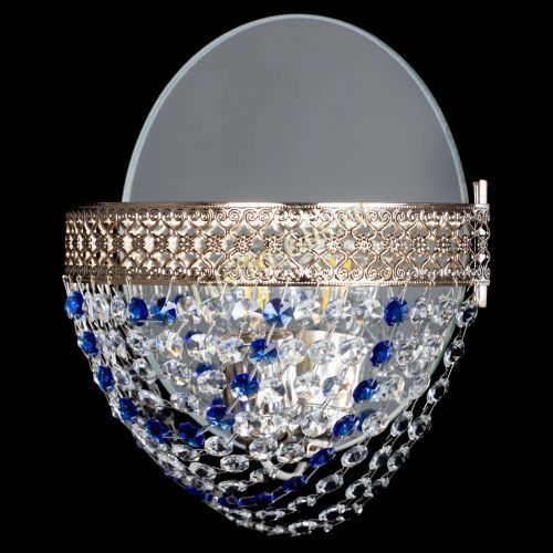 Бра Венеция Сетка синяя в Симферополе Гусь Хрустальный