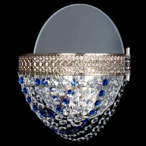 Бра Венеция Сетка синяя в Симферополе Гусь Хрустальный