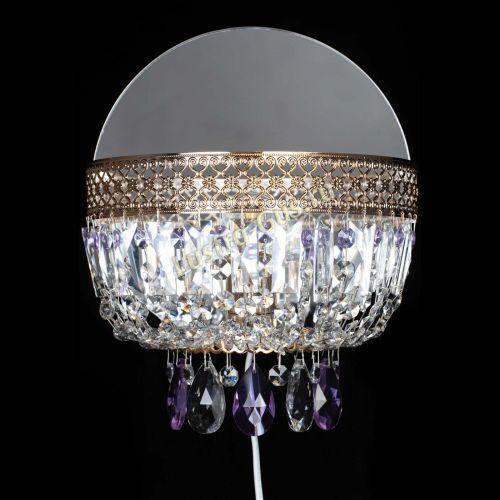 Бра Венеция фиолетовая в Симферополе Гусь Хрустальный