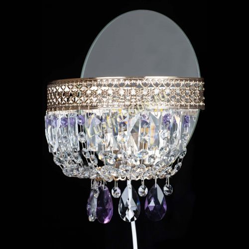 Бра Венеция фиолетовая в Симферополе Гусь Хрустальный