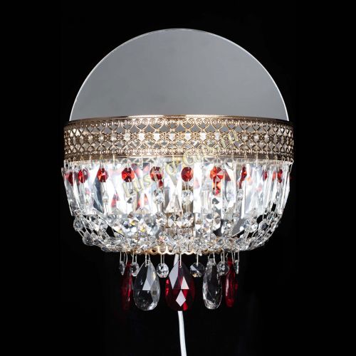 Бра Венеция красная в Симферополе Гусь Хрустальный