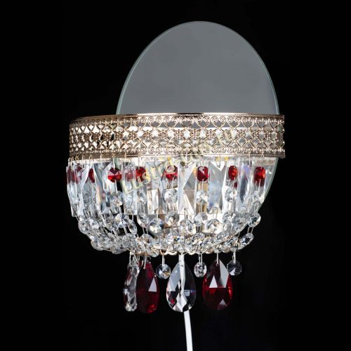 Бра Венеция красная в Симферополе Гусь Хрустальный