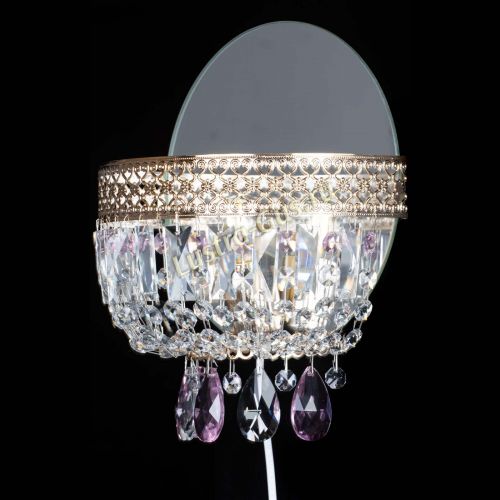 Бра Венеция розовая в Симферополе Гусь Хрустальный