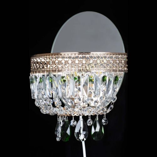 Бра Венеция зеленая в Симферополе Гусь Хрустальный