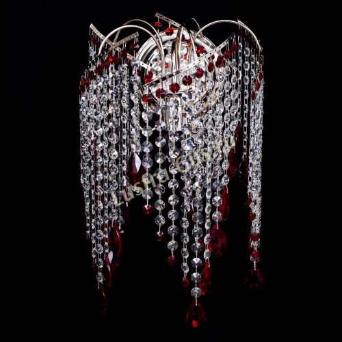 Бра Виноград №4 красная в Симферополе Гусь Хрустальный