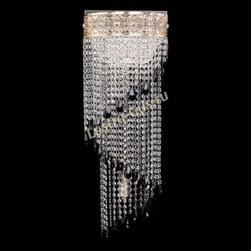 Бра Восток каскад №2 черная в Симферополе Гусь Хрустальный