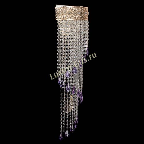 Бра Восток каскад №2 фиолетовая в Симферополе Гусь Хрустальный