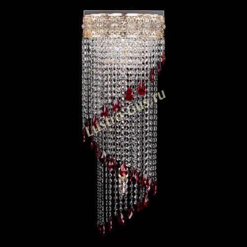 Бра Восток каскад №2 красная в Симферополе Гусь Хрустальный