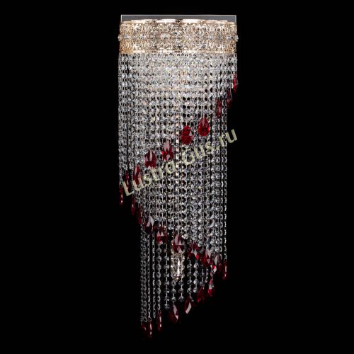 Бра Восток каскад №2 красная в Симферополе Гусь Хрустальный