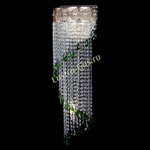 Бра Восток каскад №2 зеленая в Симферополе Гусь Хрустальный