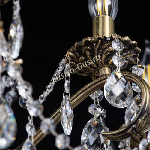 Люстра бронзовая Афина №1 баден в Симферополе Гусь Хрустальный