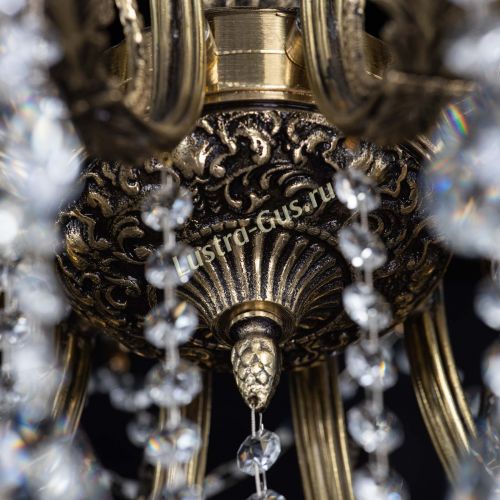 Люстра бронзовая Афина №1 баден в Симферополе Гусь Хрустальный