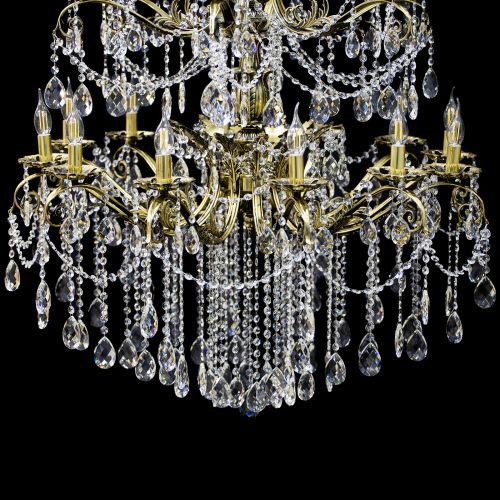 Люстра бронзовая Афина №21 в Симферополе Гусь Хрустальный