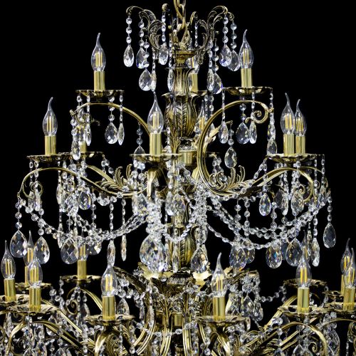 Люстра бронзовая Афина №21 в Симферополе Гусь Хрустальный