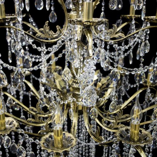 Люстра бронзовая Афина №21 в Симферополе Гусь Хрустальный