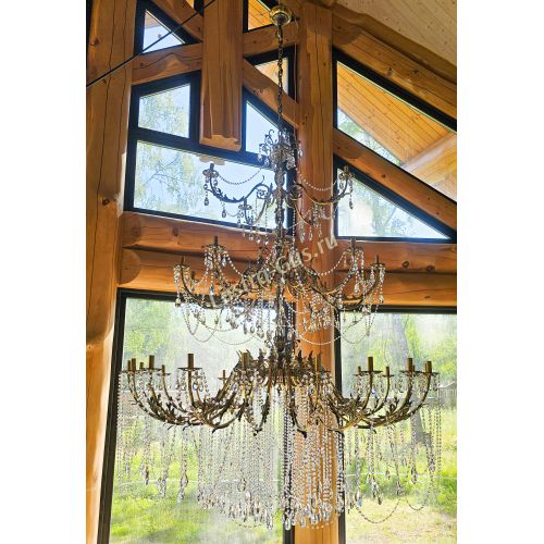 Люстра бронзовая Афина №35 в Симферополе Гусь Хрустальный