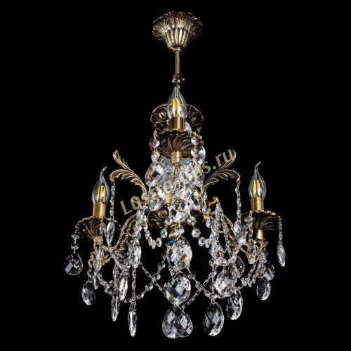 Люстра бронзовая Алфея №3/1 Баден в Симферополе Гусь Хрустальный