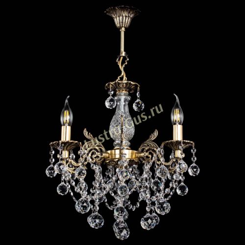 Люстра бронзовая Алфея №3/1 Шар в Симферополе Гусь Хрустальный