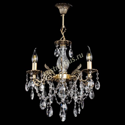 Люстра бронзовая Алфея №3/1 Звездочка в Симферополе Гусь Хрустальный