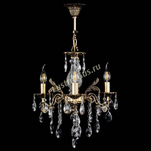 Люстра бронзовая Алфея №3/2 Баден в Симферополе Гусь Хрустальный