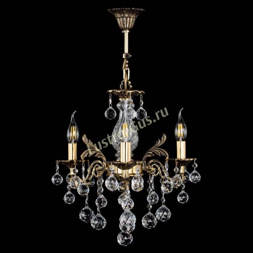 Люстра бронзовая Алфея №3/2 Шар в Симферополе Гусь Хрустальный