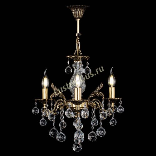 Люстра бронзовая Алфея №3/2 Шар в Симферополе Гусь Хрустальный