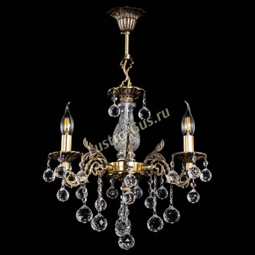 Люстра бронзовая Алфея №3/2 Шар в Симферополе Гусь Хрустальный